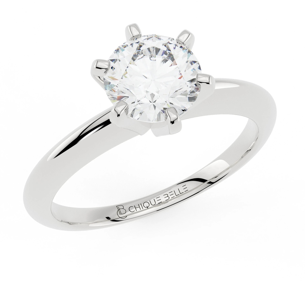Rose Classic 6 Prong Diamond Ring