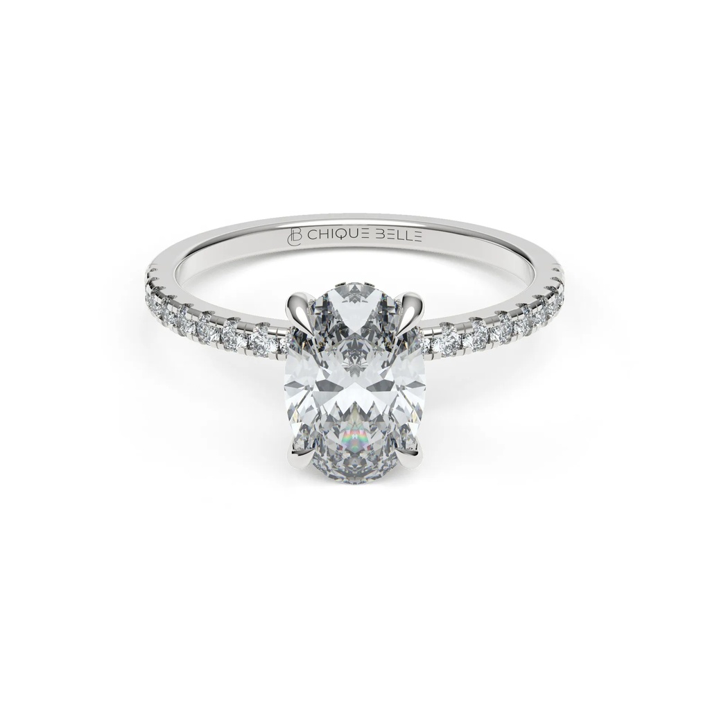 Aster Hidden Halo Diamond Ring