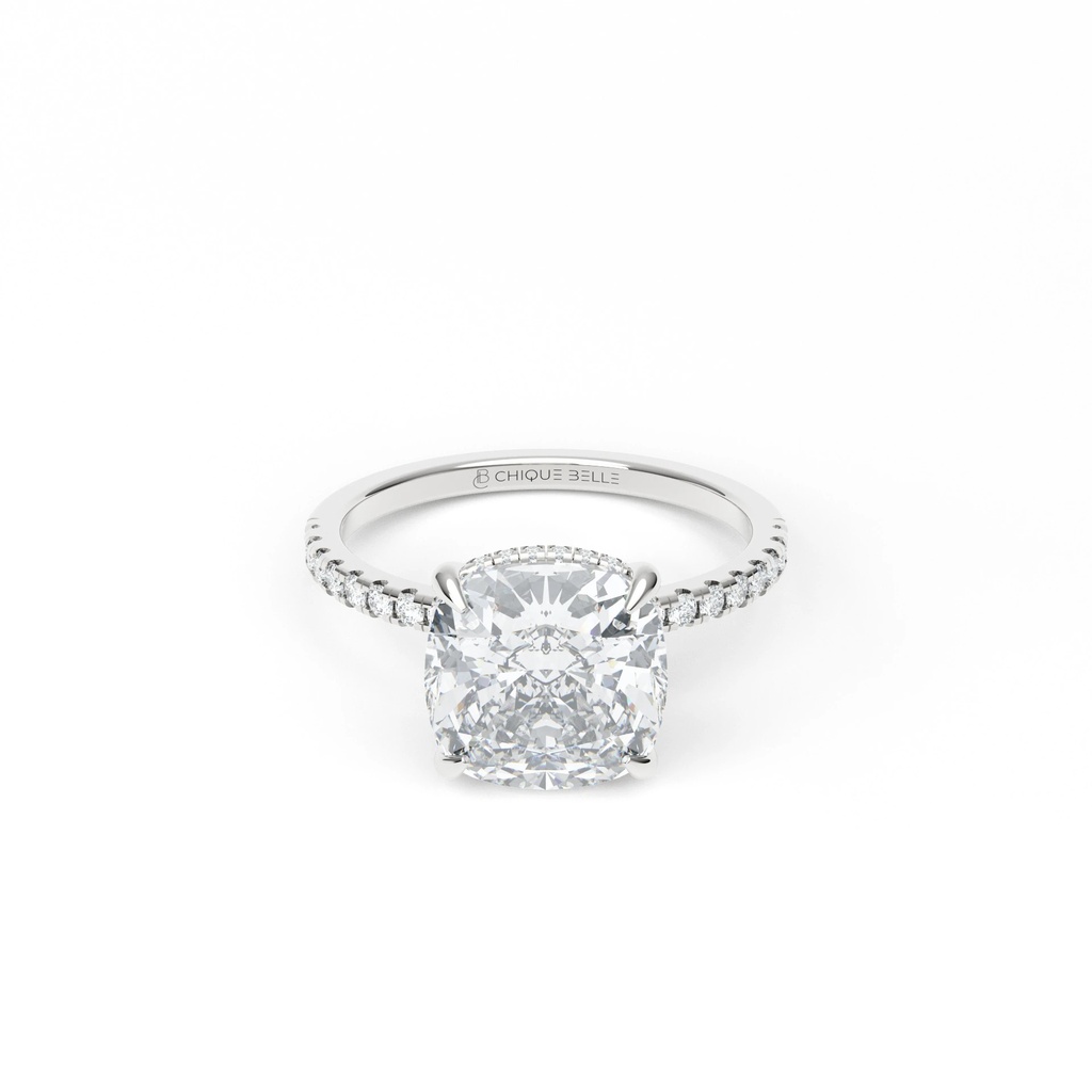 Daisy Hidden Halo Diamond Ring