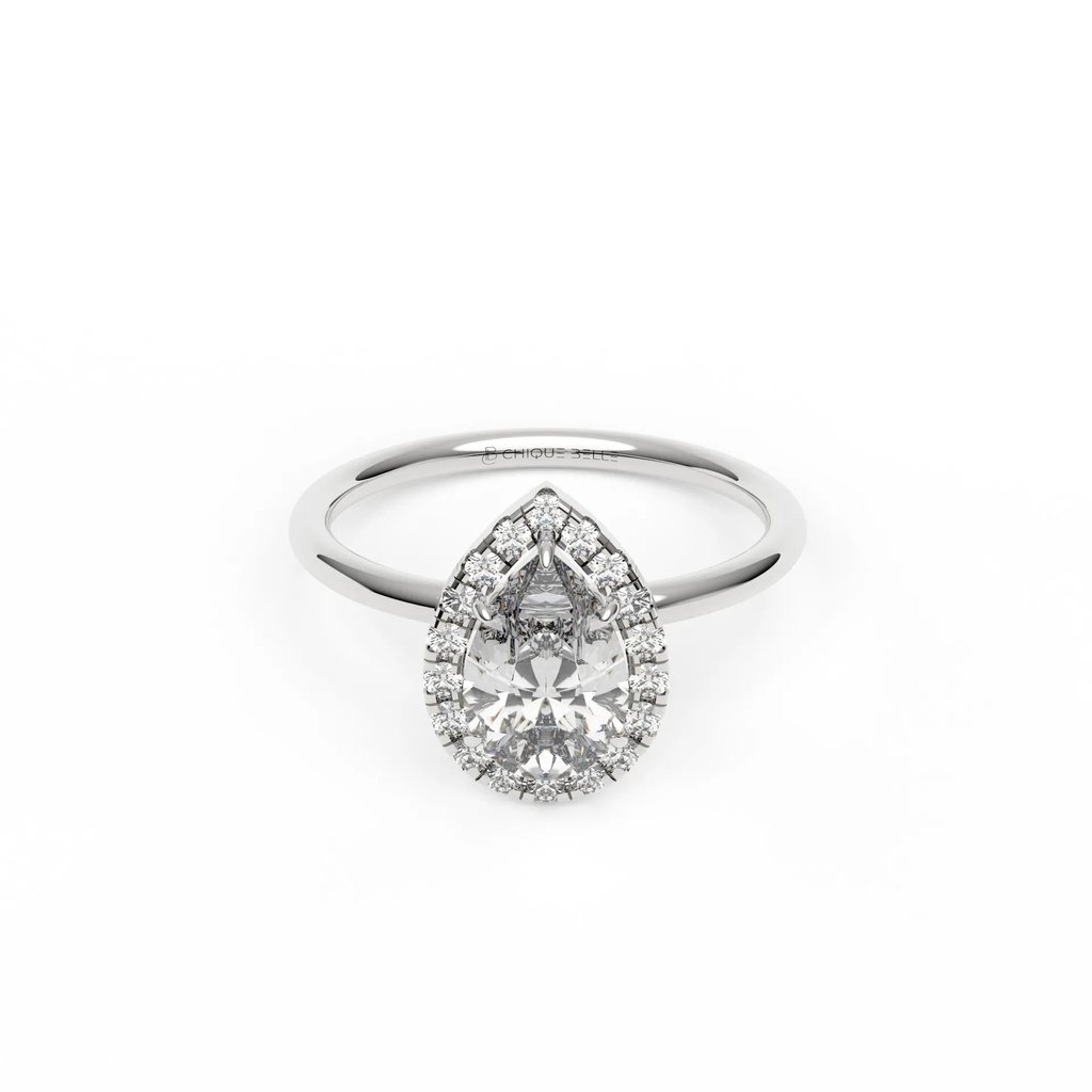 Pairfum Halo Diamond Ring
