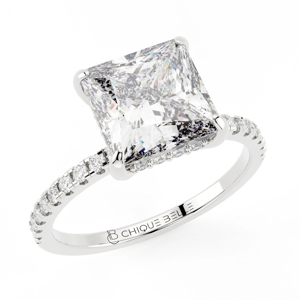Angrec Hidden Halo 1/2 Coverage Diamond Ring