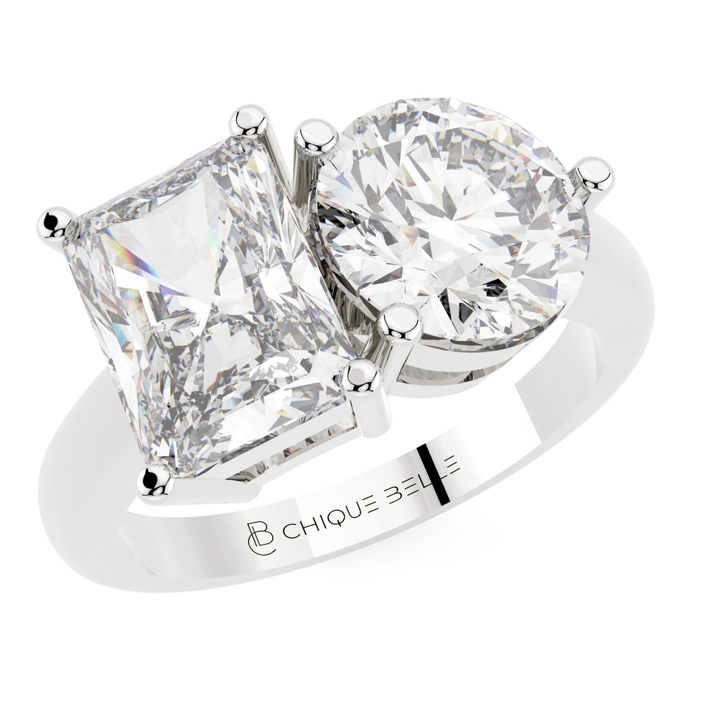 Moi Radiant And Round Diamond Ring