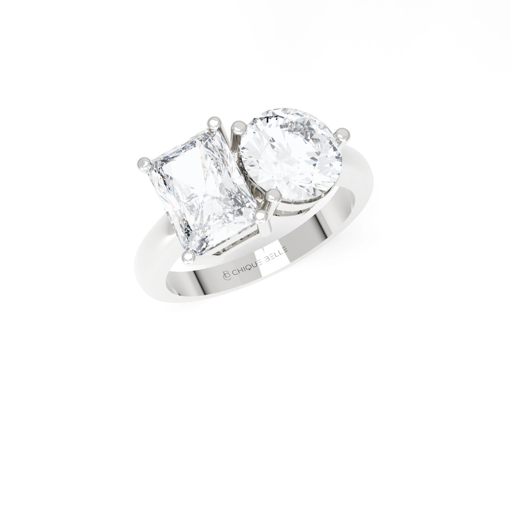 Moi Radiant And Round Diamond Ring