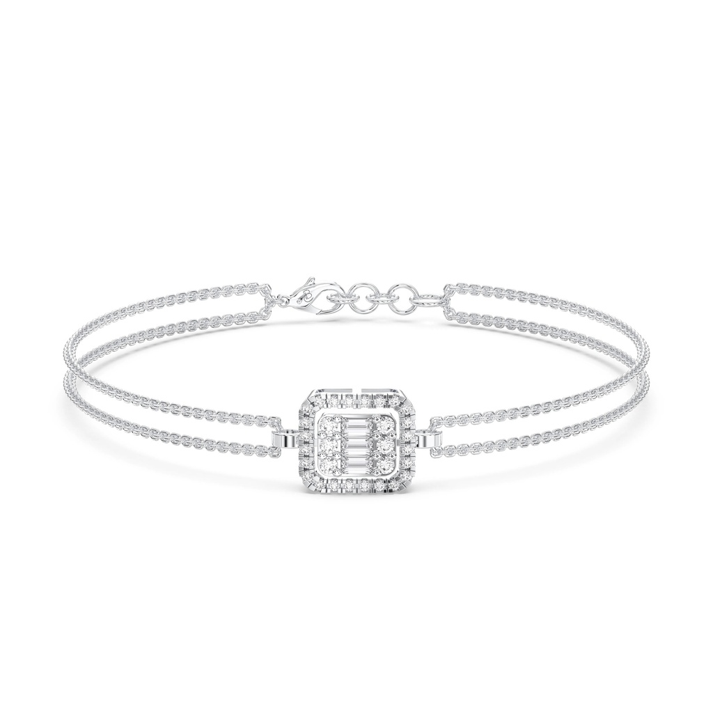 Minimalist Diamond Chain Bracelet