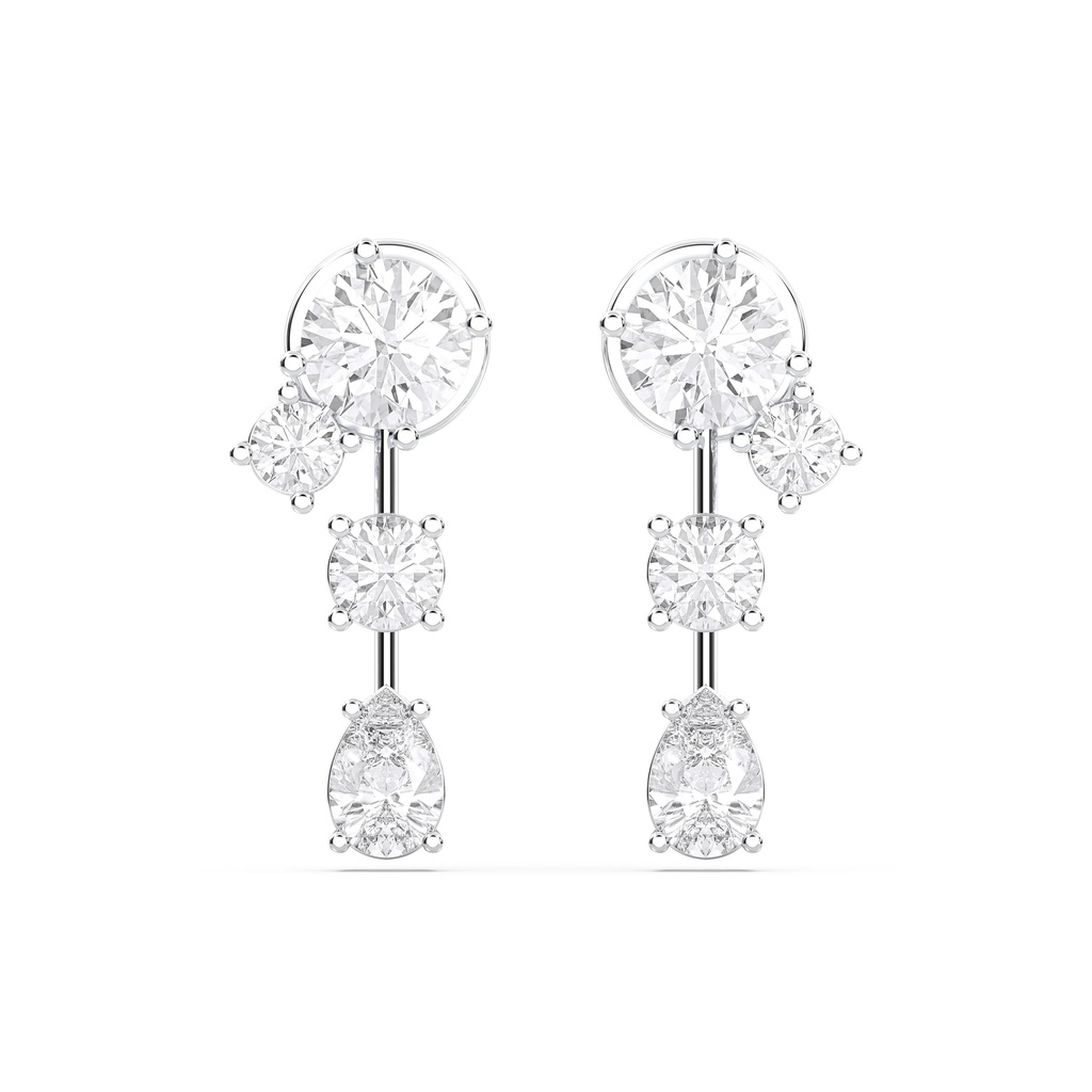 Pear Drop Diamond Earrings