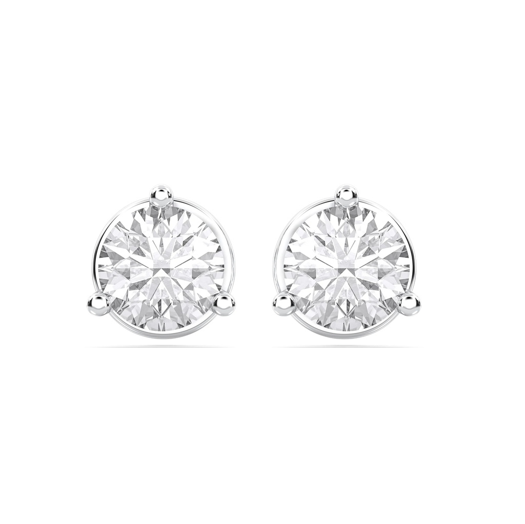 Three Prong Solitire Studs