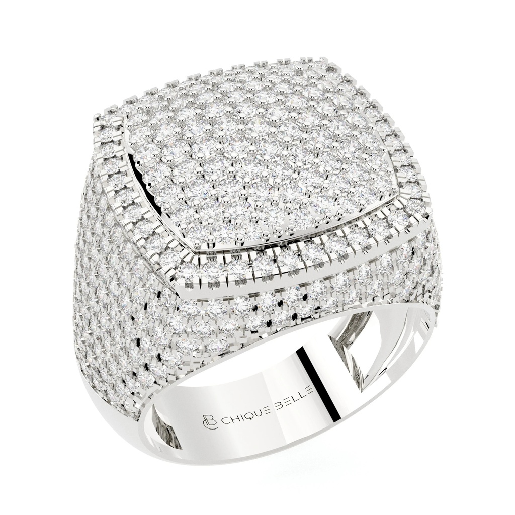 Diamond Citadel Wedding Band