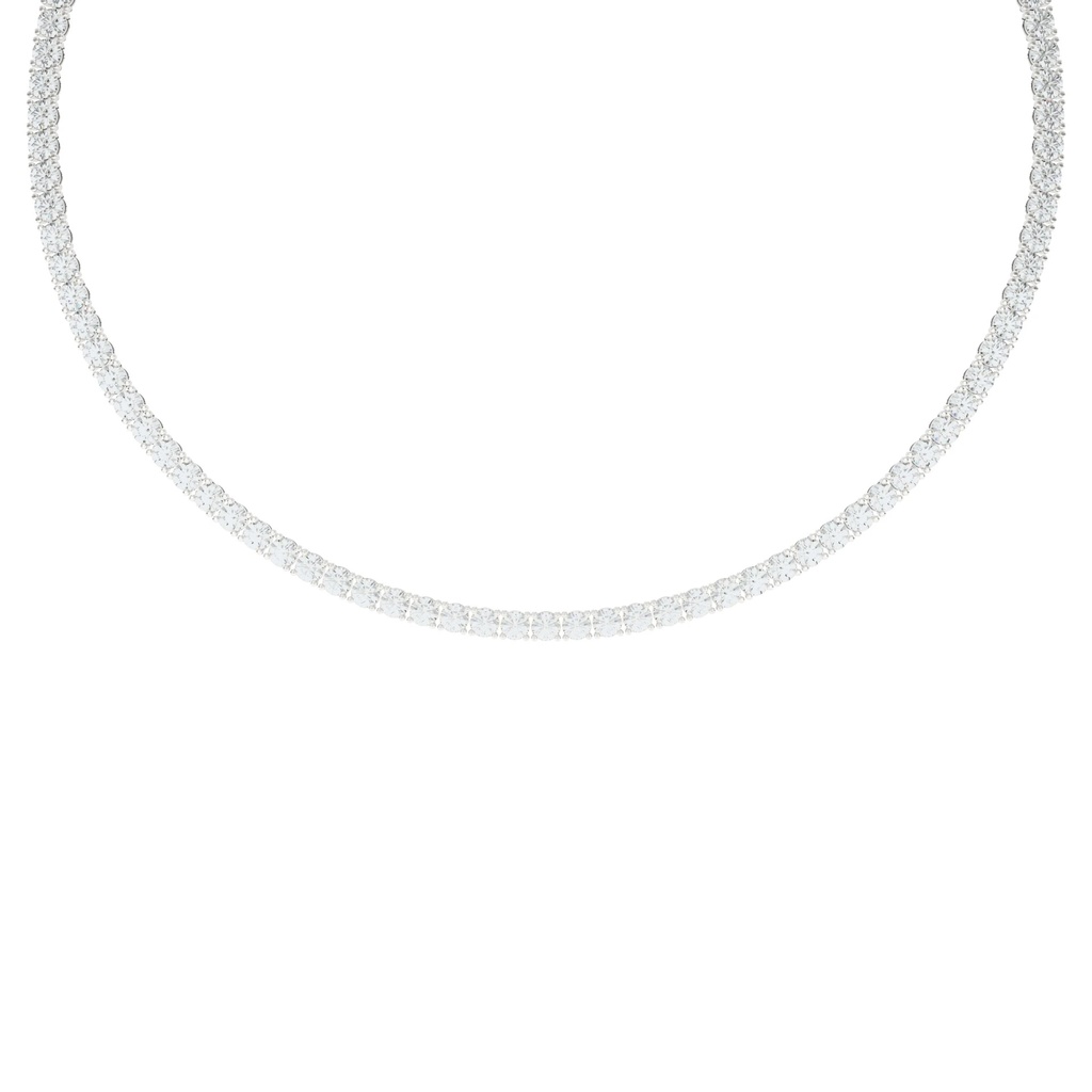 Tennis Necklace in Round Diamonds