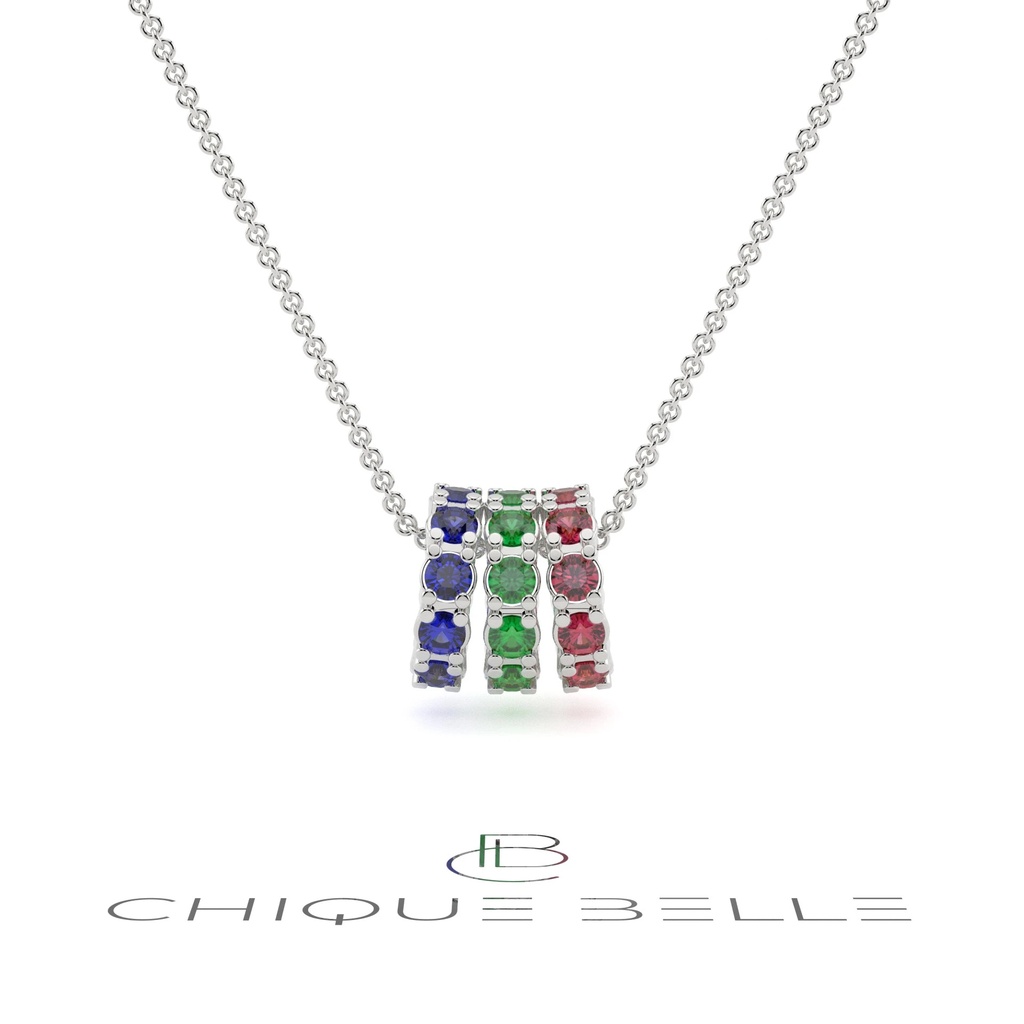 Multi Colour Round Charms
