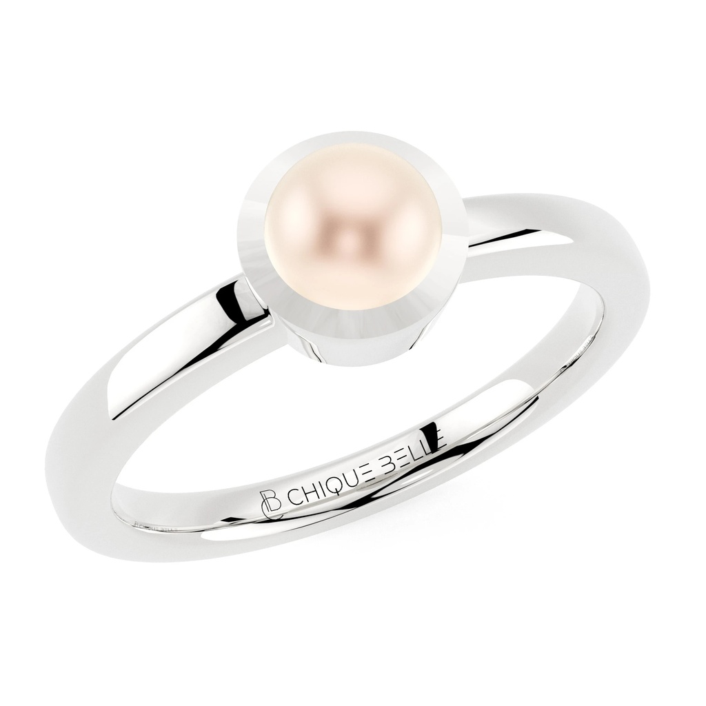 Freshwater Pearl Bazel Ring
