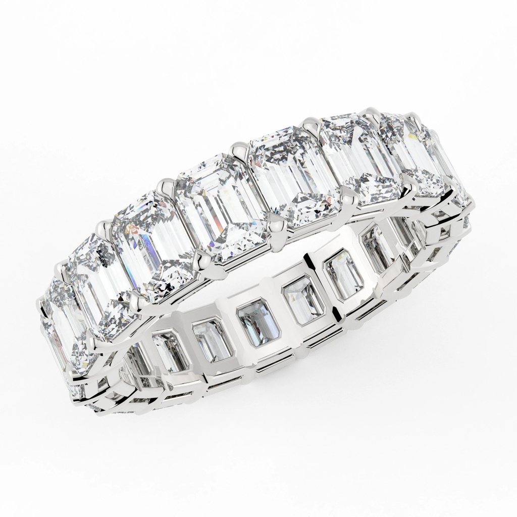 Zinnia Emerald Cut Eternity 