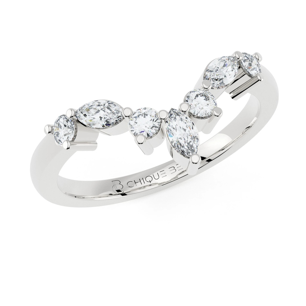 Diamond Chevron Nesting Band