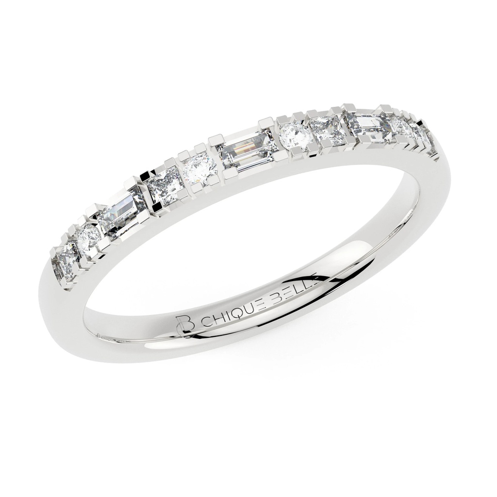 Opulent Fusion Baguette Diamond Ring