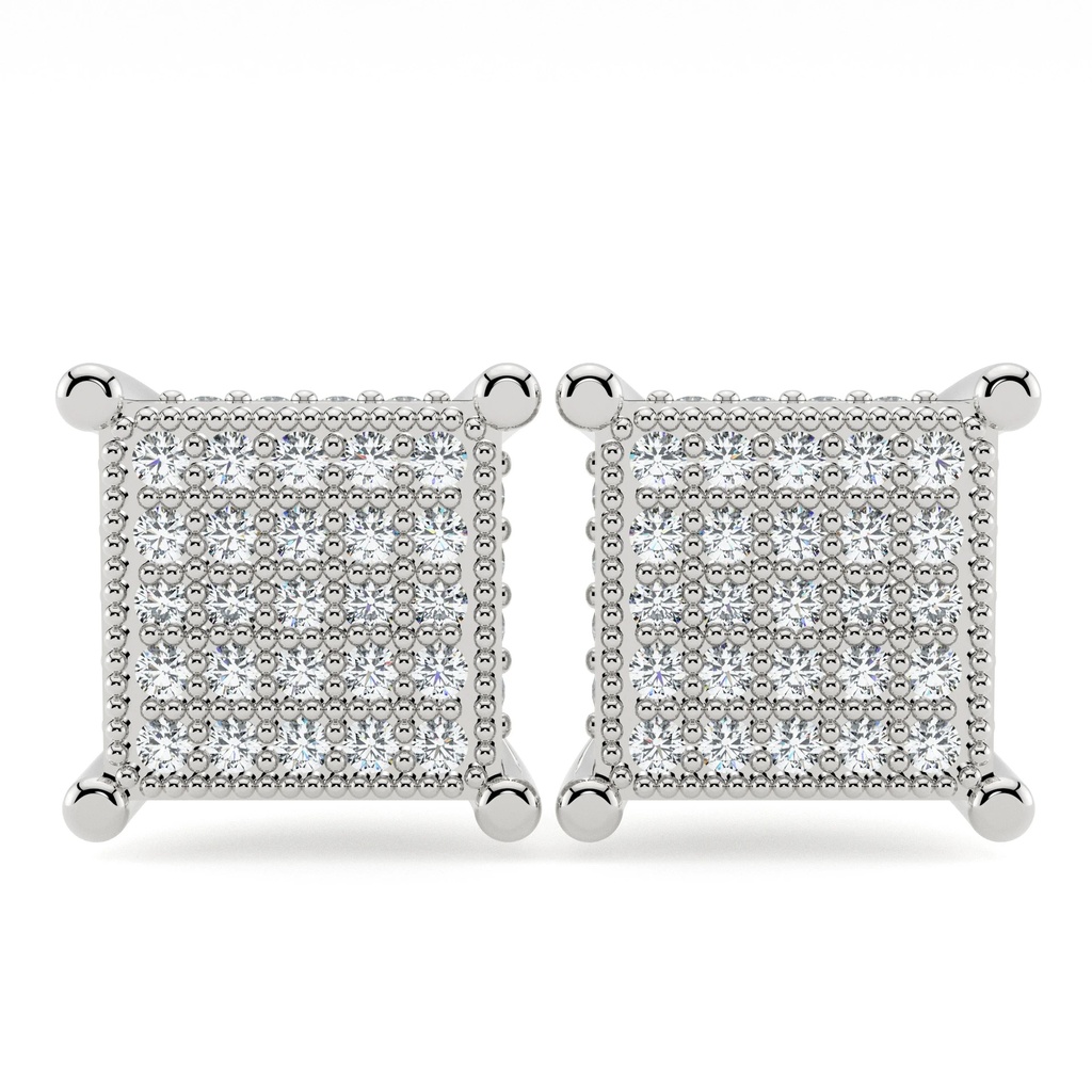 Diamond Grid Studs