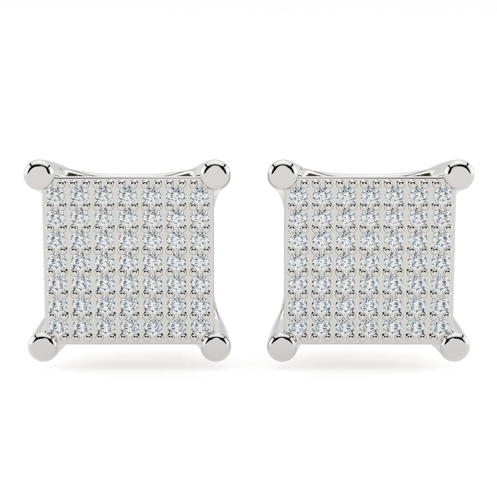 Urban Grid Stud Earrings