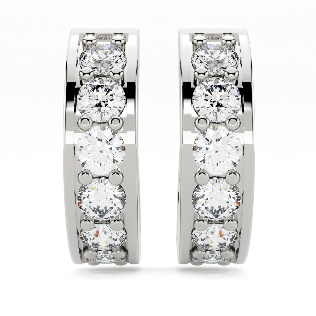 Diamond Edge Hoop
