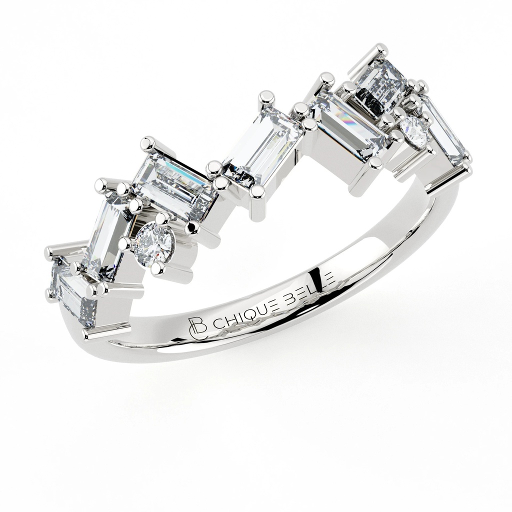 Baguette Wedding Ring