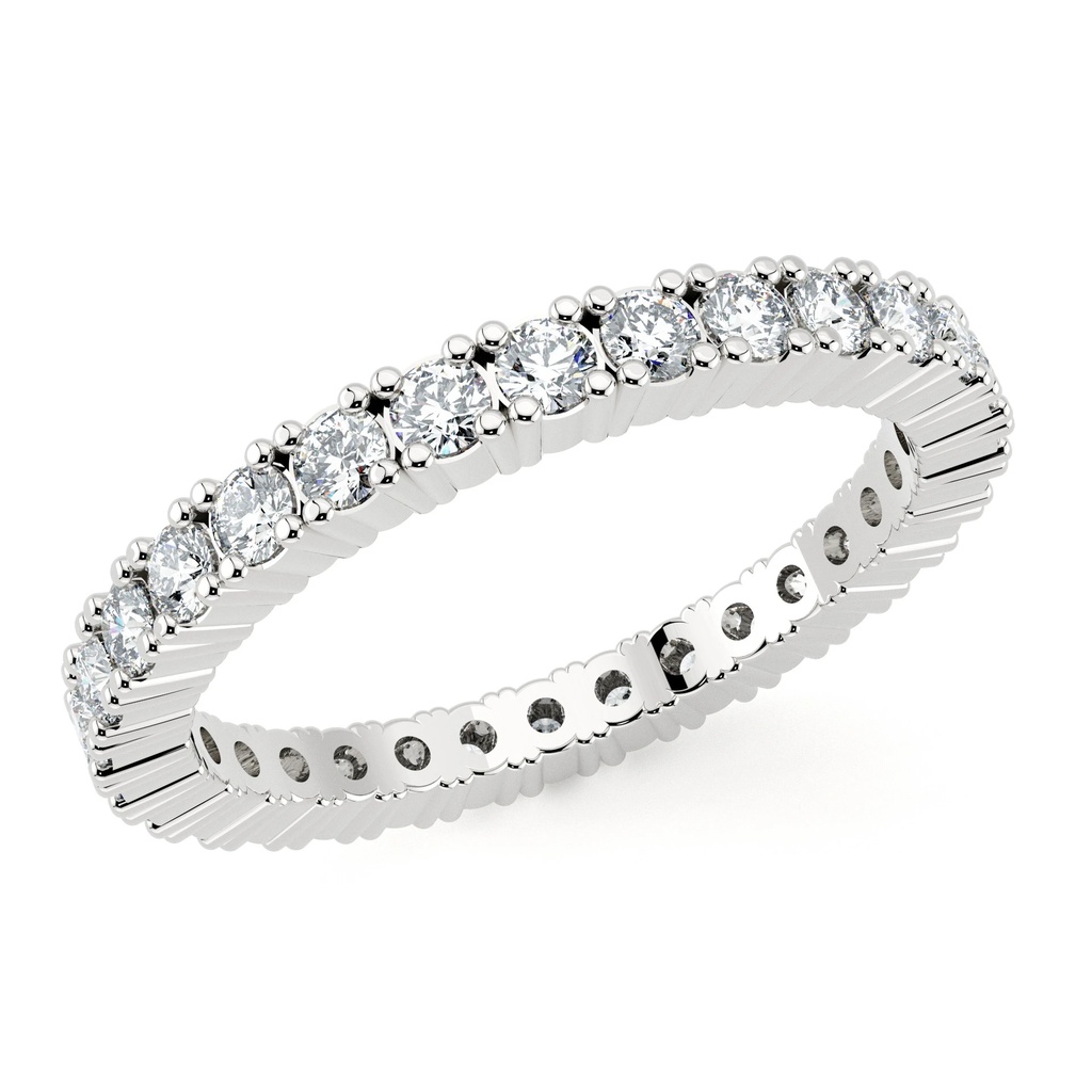 Prong Full Eternity Wedding Ring