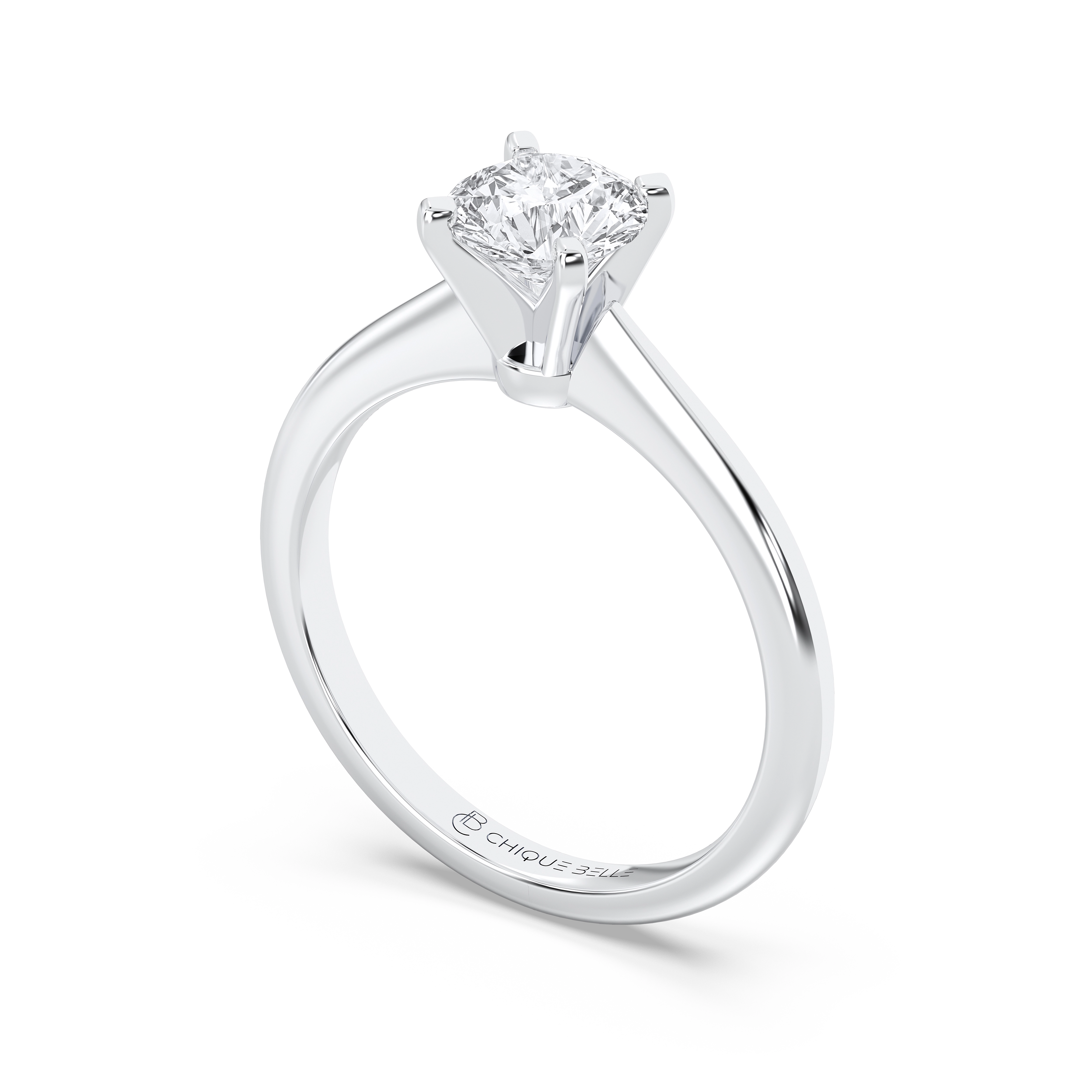 Rose Classic 4 Prong Diamond Ring