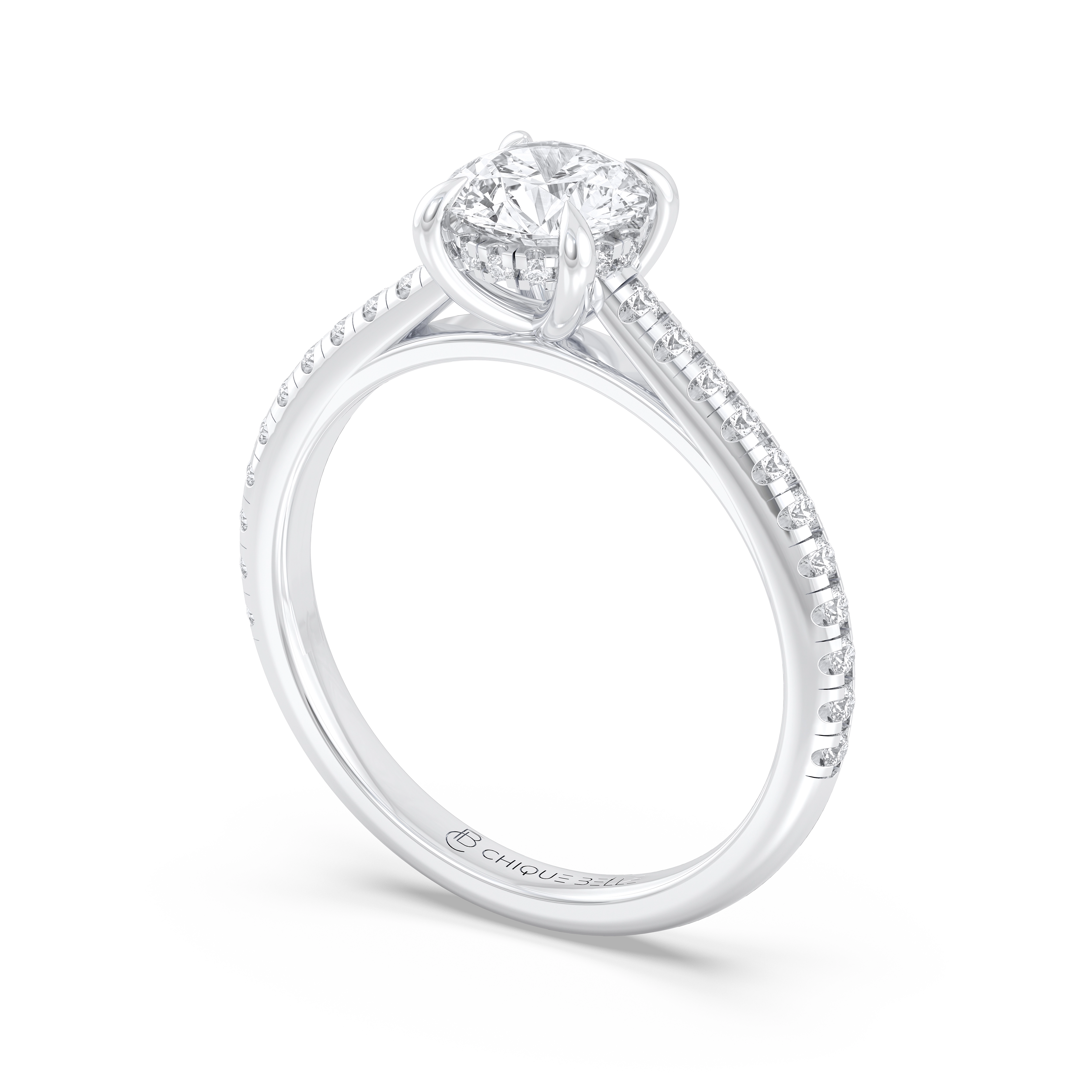 Aavi Hidden Halo Diamond Ring