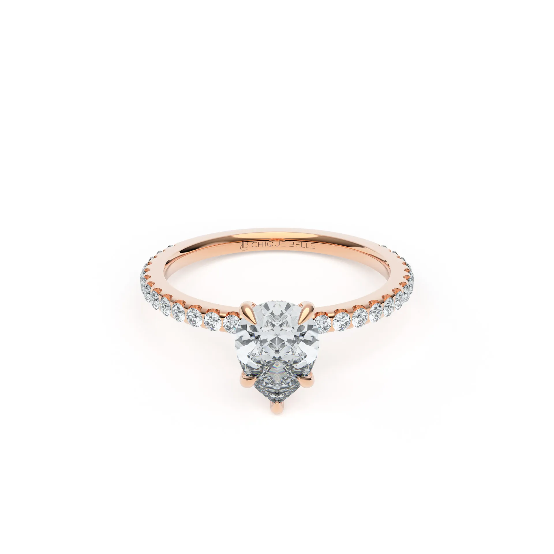 Pairfum Hidden Halo 3/4 Coverage Diamond Ring