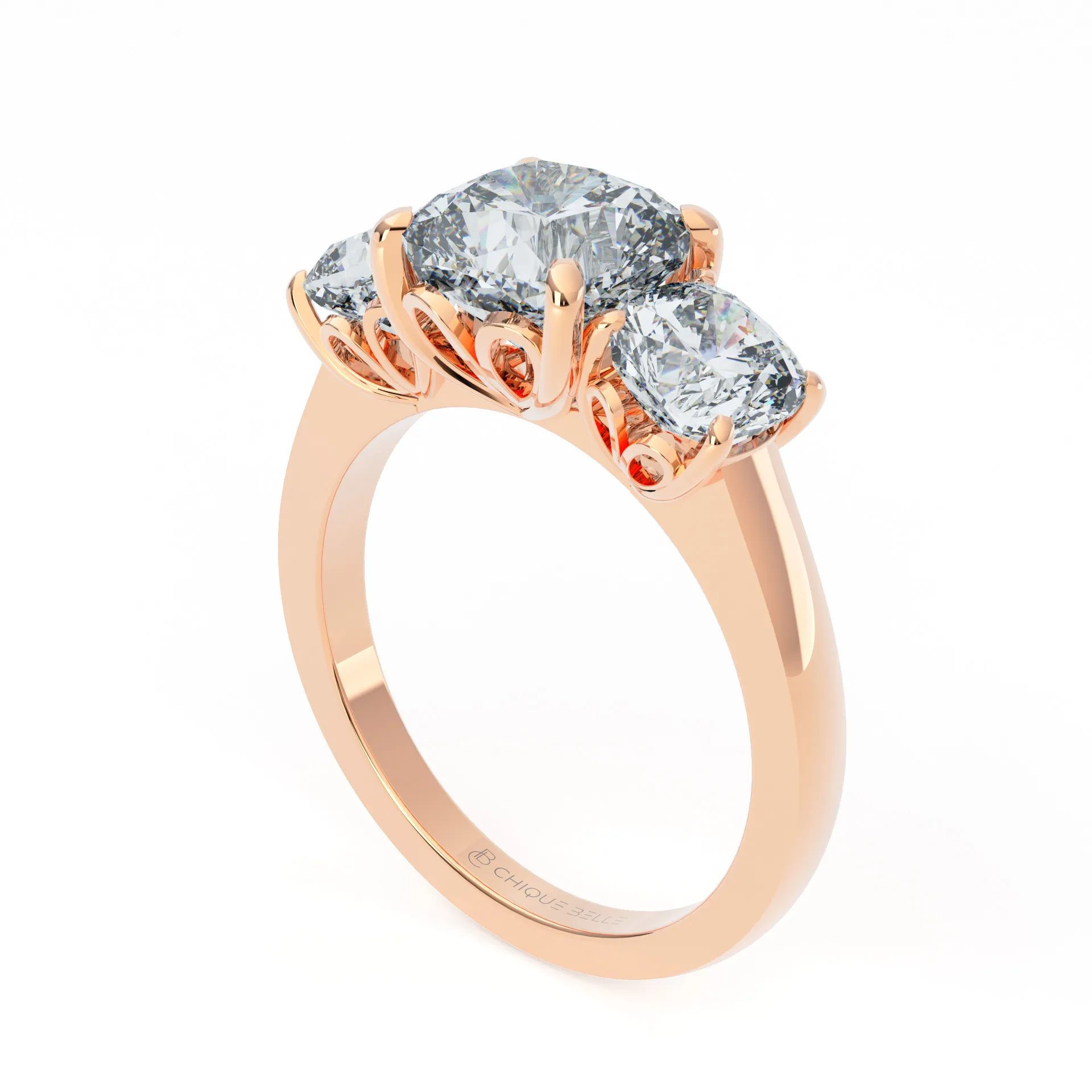 Daisy Trio Diamond Ring