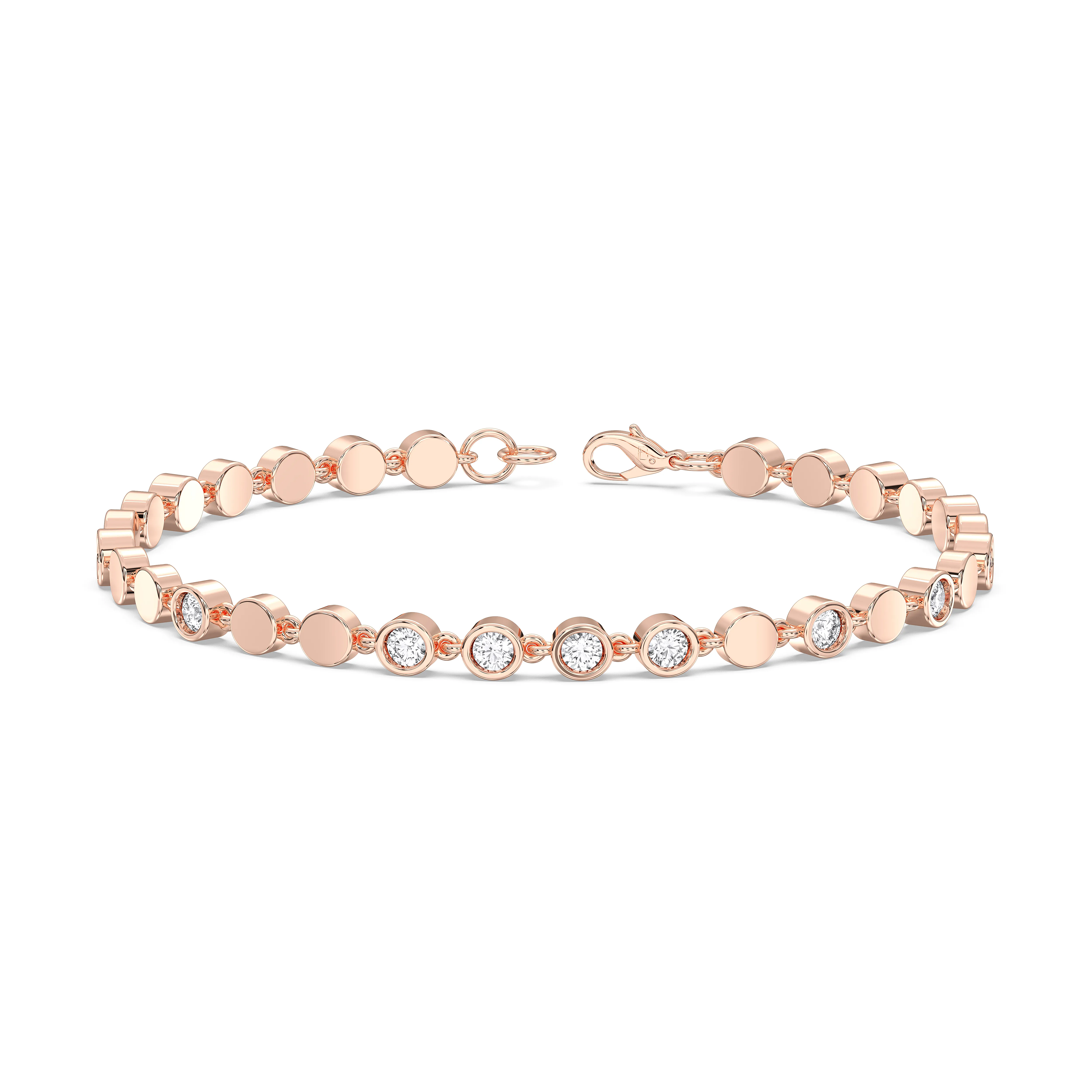 Minimalist Fashion Diamond Chain Bracelet