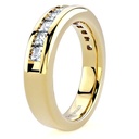 Angrec Channel Setting Wedding Ring