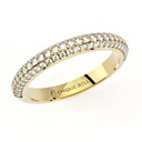 Luxe Triple-Row Diamond Eternity Band
